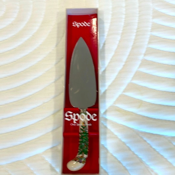 Spode Christmas Tree Pastry Server - Picture 1 of 4